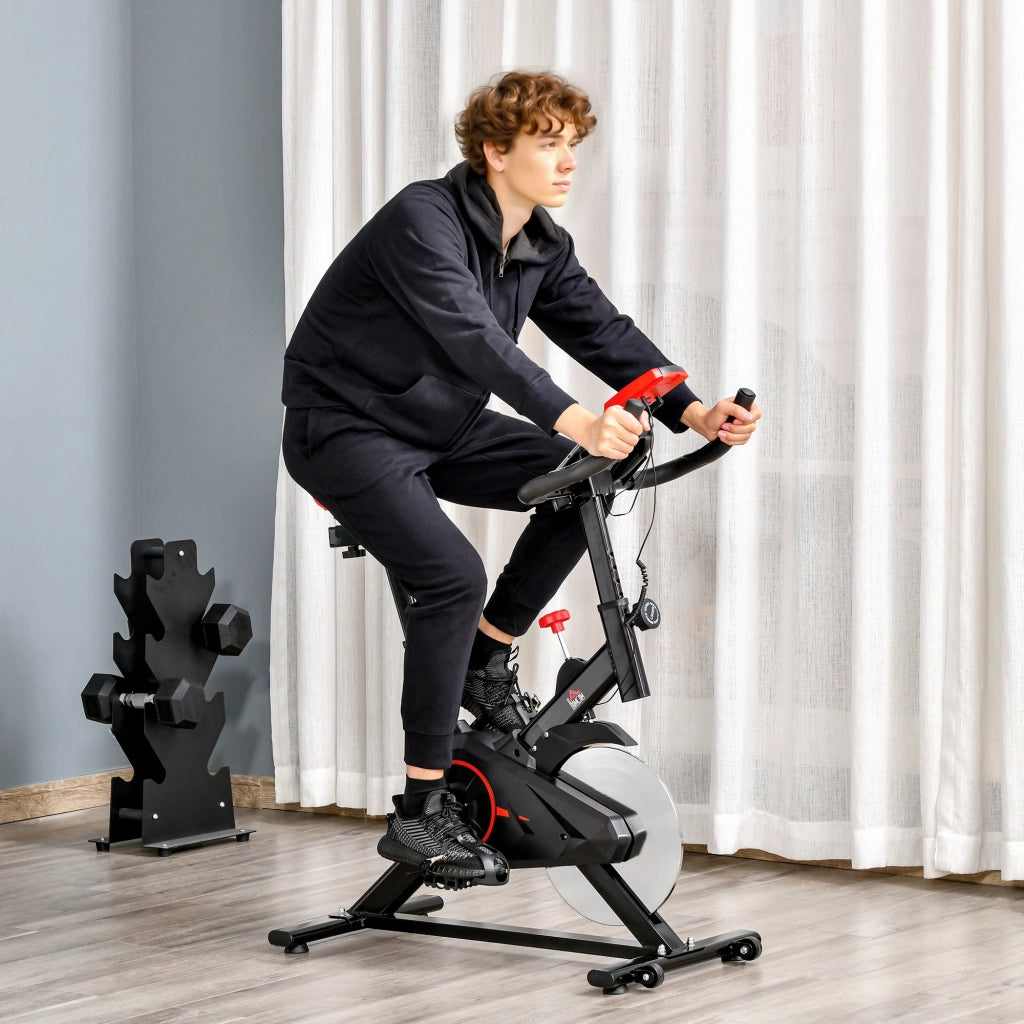 Cyclette da Camera ¨C Xylo ¨C Resistenza Regolabile, Monitor LCD, Sensore Cardio, Volano 6kg, Max 100kg