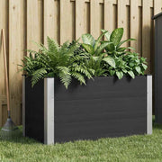 Letto rialzato da giardino Nero 100 x 50 x 54 cm 42038976