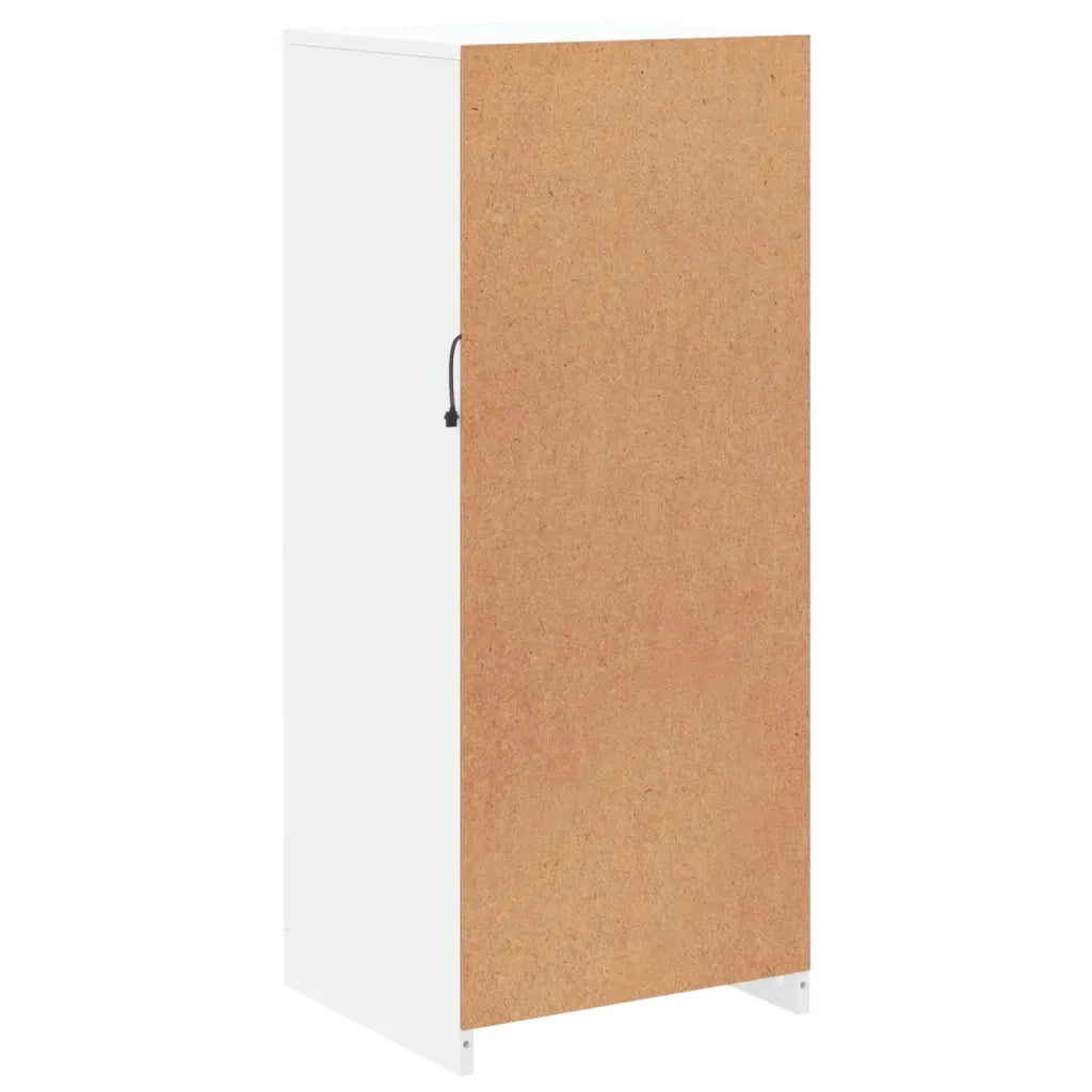 Credenza | Madia | Buffet da pranzo | Armadio da pranzo con Luci LED Bianca 41x37x100 cm