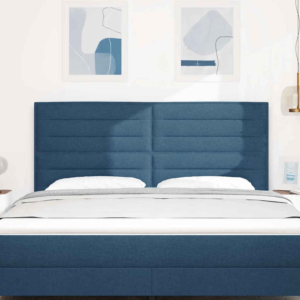 Testiera Blu 180 cm Tessuto 3337704