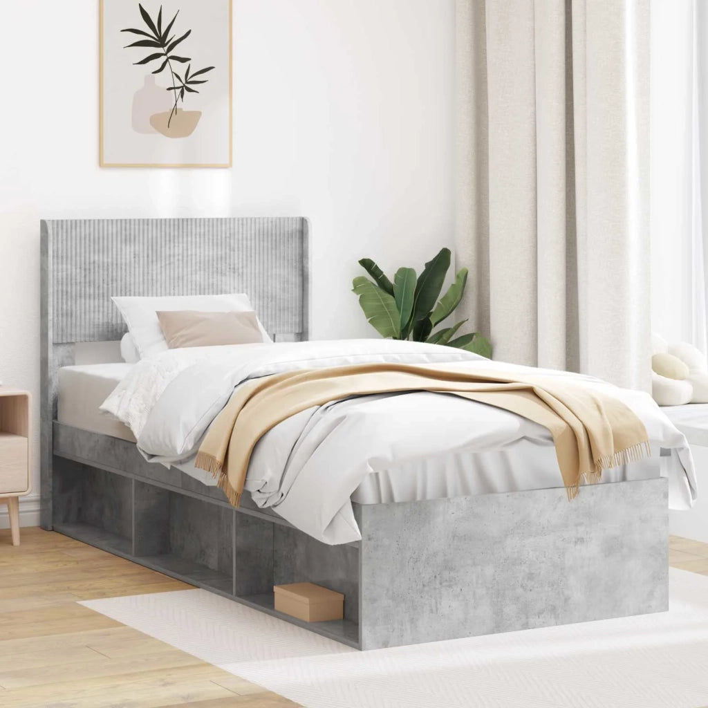 Testiera | Testata Letto Grigio Cemento PB
