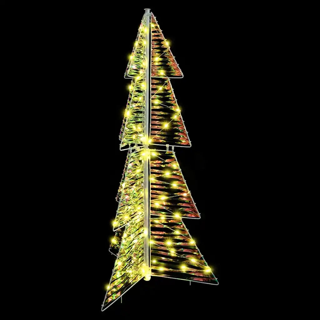 Albero di Natale con 100 LED-Luci decorative natalizie Bianco caldo 120 cm PET 351360
