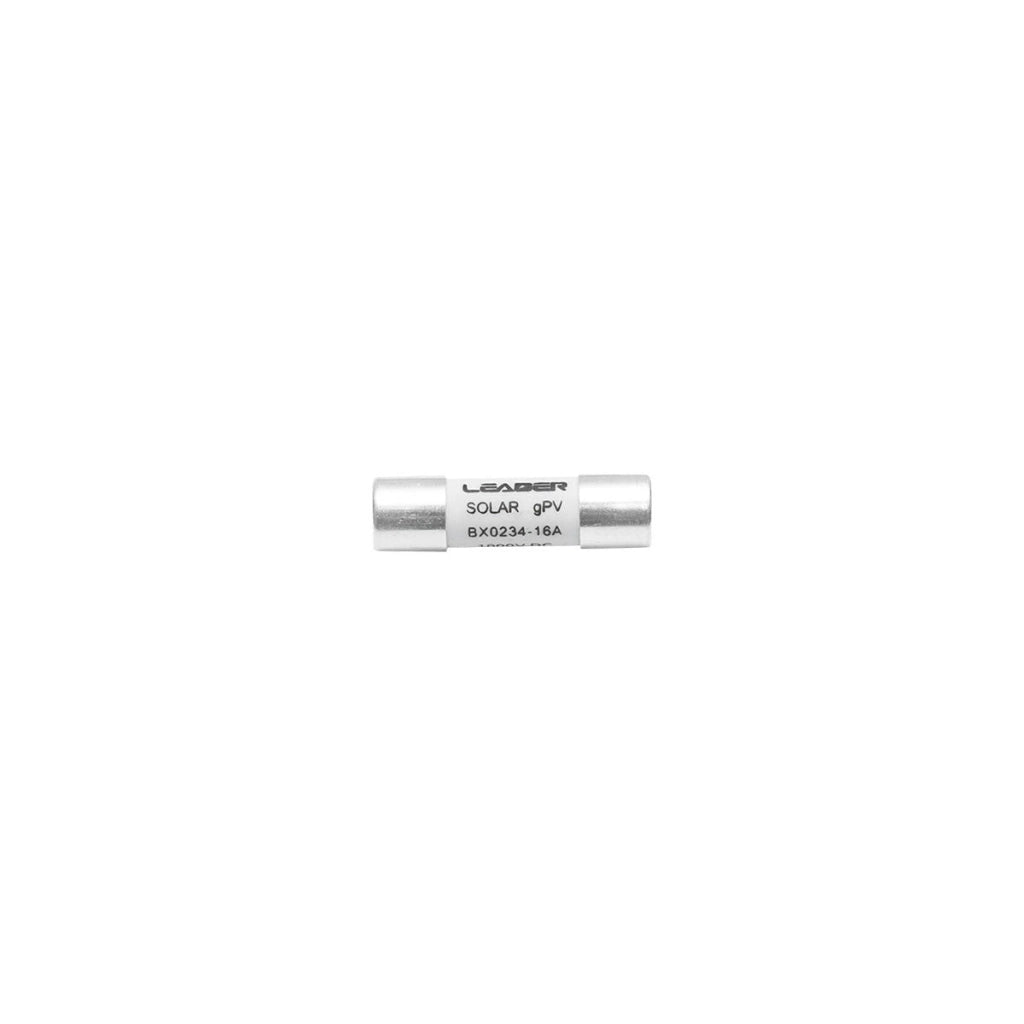 Fusibile cilindrico BX0234 per impianti solari gPV, 16A, 1000V Leader