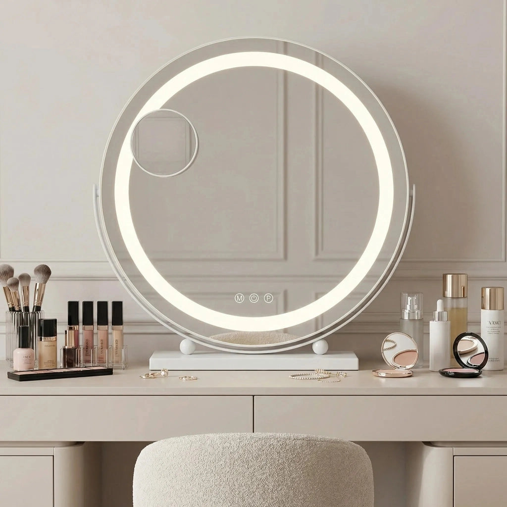 Specchio Led Make-up White 40 Cm