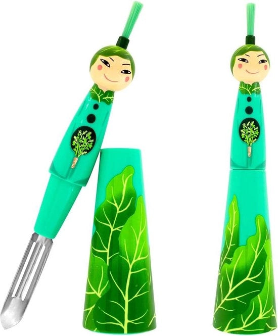 Katana unica con impugnatura a mano in verde