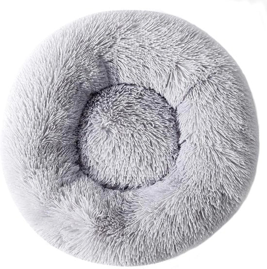Letto per Gatti Piccolo - Cuscino Donut - Caldo Molle - Letto per Animali - Adatto per Animali fino a 5 kg - Dimensioni 45 x 20 cm
