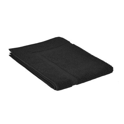 Tappeto scendi doccia 100% cotone colore Nero 45x65 cm