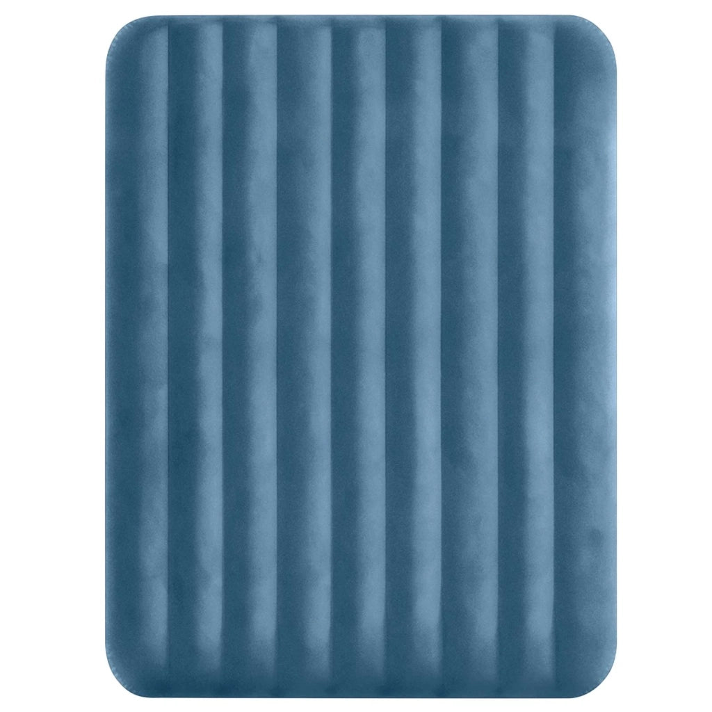 INTEX Letto d'aria con pompa  Blu Scuro e Grigio PVC 42035639