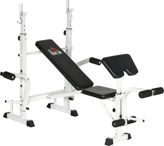 Banca di allenamento con sgabello e cuscino A91-208
