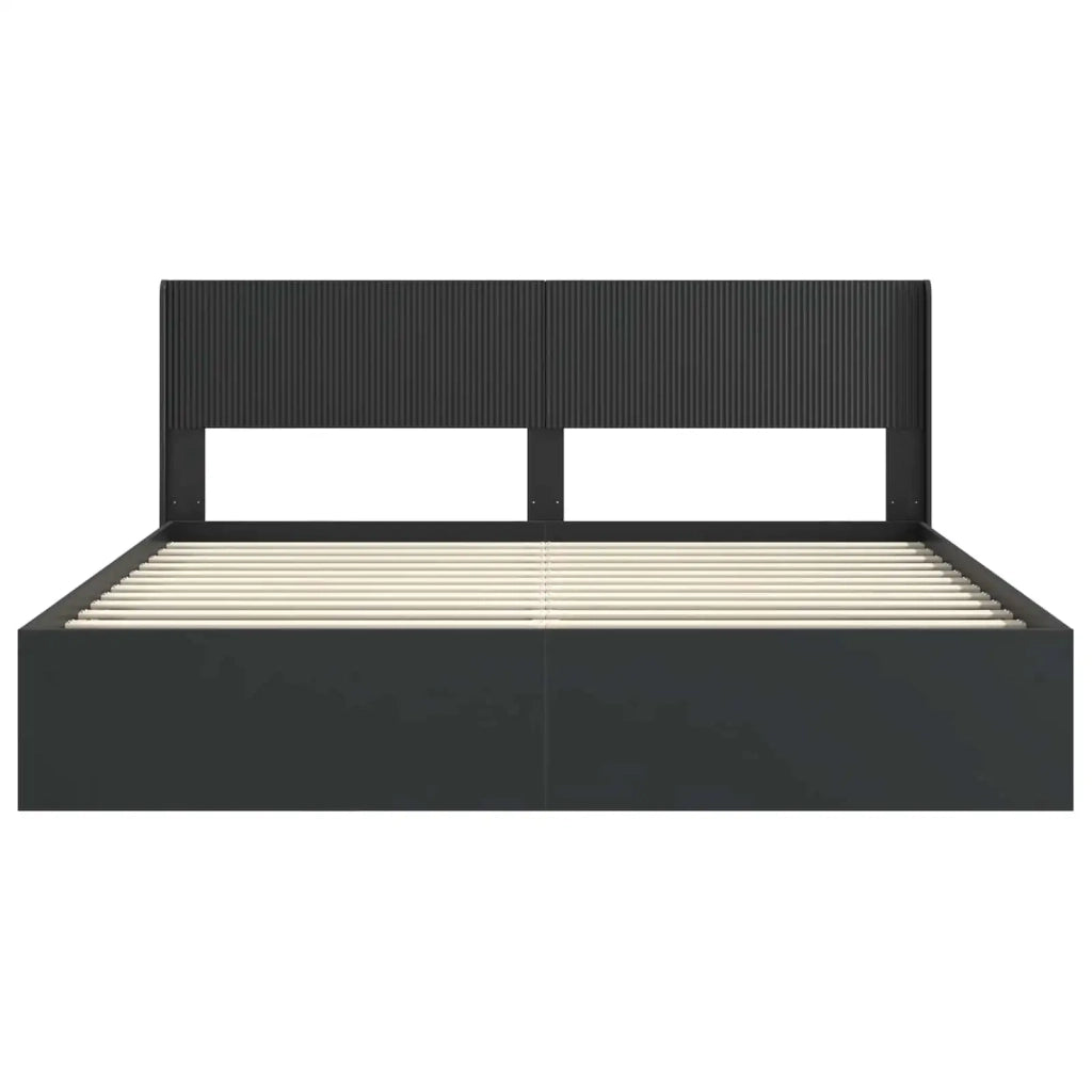Struttura del letto con stoccaggio e testata 3 pcs 3414172