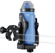 Supporto bicchieri regolabile per bicicletta/scooter - Resistentente all'urto - Duraturo - Realizzato in nylon/ABS nero