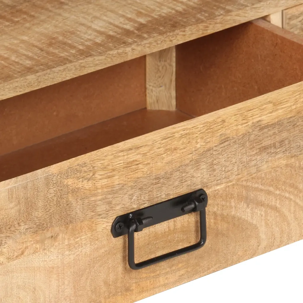 Mobile Porta TV-Mobile per TV-Credenza TV 150x30x45 cm in Legno Massello di Mango