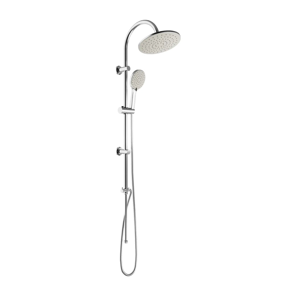 Colonna doccia con deviatore in acciaio inox soffione 23 cm | Arno