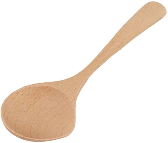 Lepel in Legno - Manico Lungo - Noce - Manufatto a Mano - Cucchiaio da Cottura - Decorativo - Sostenibile - Spatola da Cottura