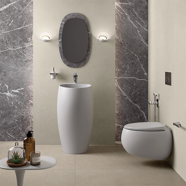 Sanitari sospesi CLOUD Rak Ceramics: WC, Bidet, Copriwater Bianco Matt