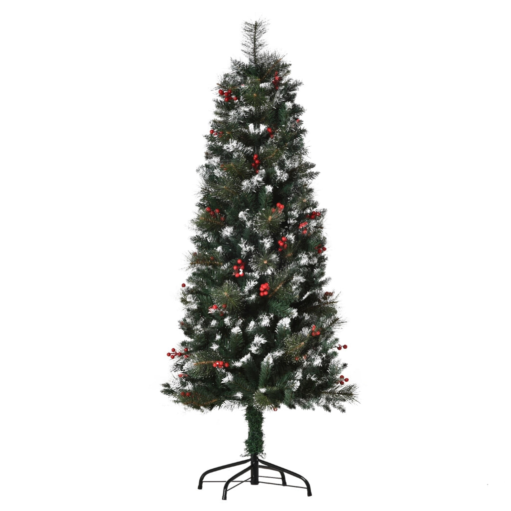 Albero di Natale Artificiale con Neve ¨C zephmum ¨C Verde 150 cm