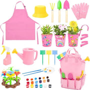 Set di Giardinaggio per Bambini - Completo con Aspirapolvere, Lombrico e Aratro - Perfetto per Giocare all'Aperto