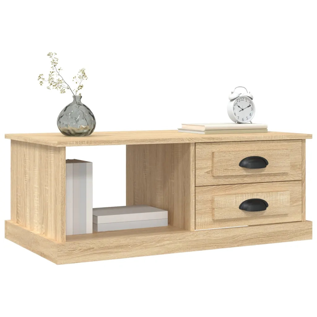 Tavolino da Salotto Rovere Sonoma 90x50x35 cm Legno Multistrato 816243