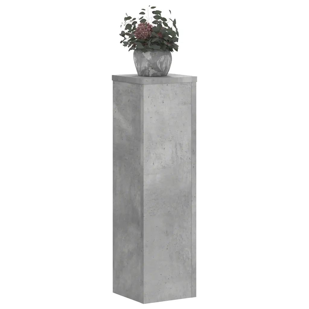 Supporti per piante | Sostegno per piante 2 pz Grigio 17x17x60 cm Legno Multistrato