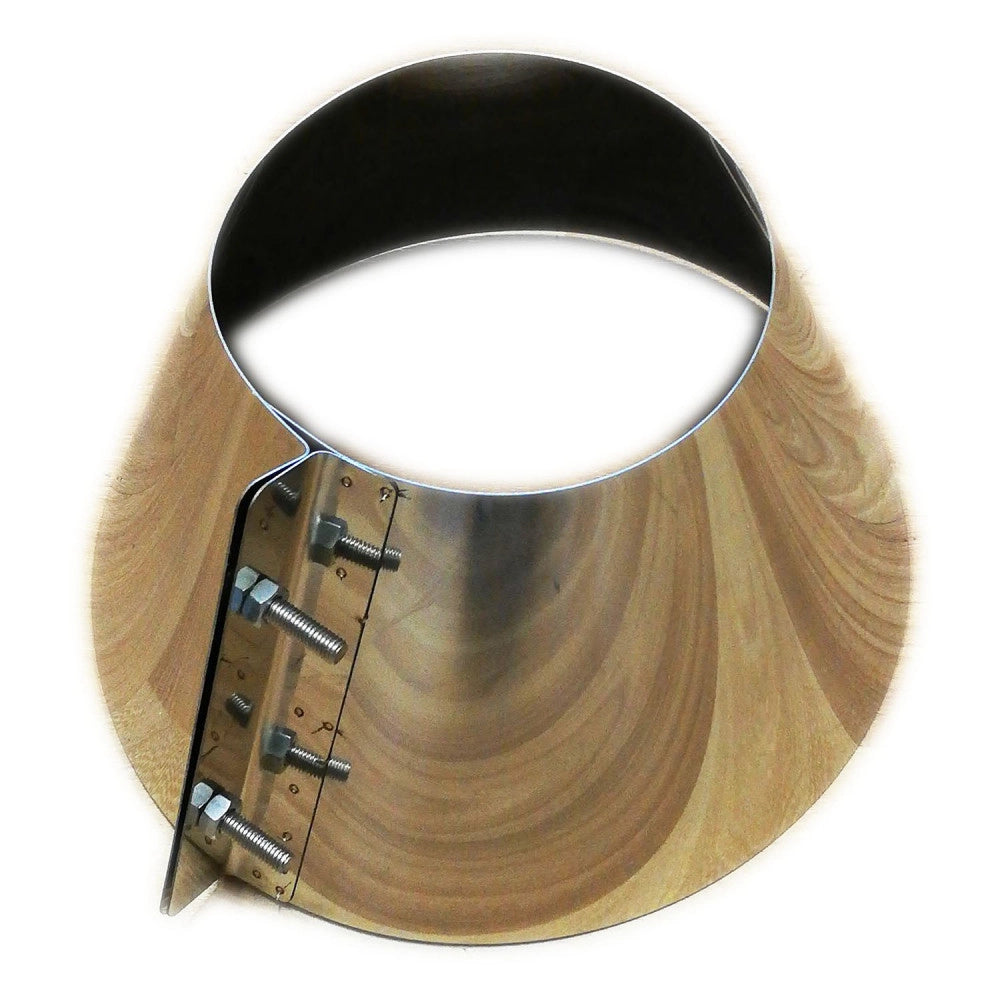 Collare conico da 150mm scossalina in acciaio inox spessore 5 decimi aisi 304