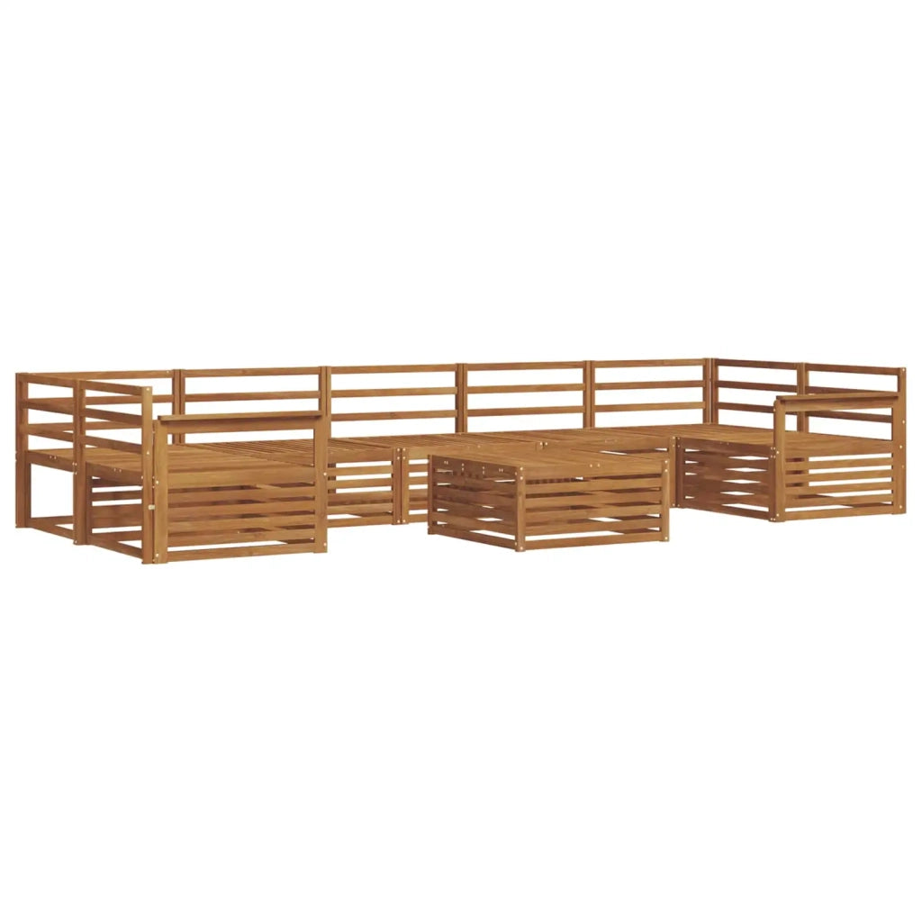 Set di divani da esterno 8 pcs Naturale 3373164