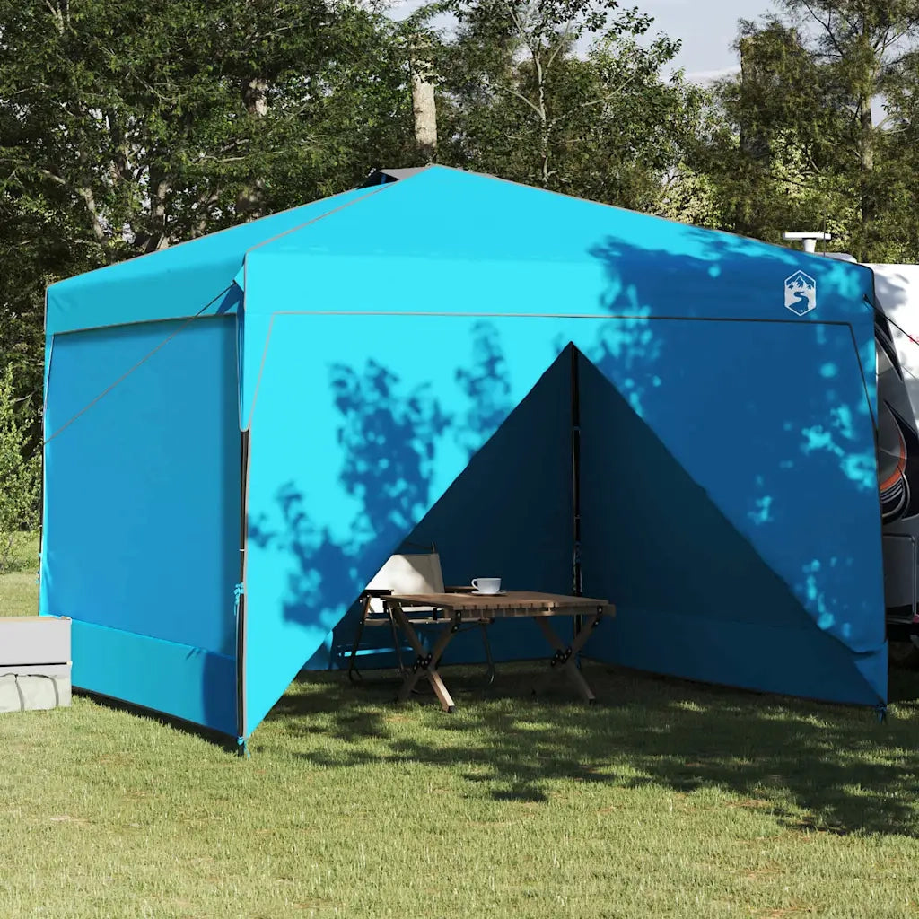 Tenda Gazebo Blu 290 x 290 x 251 cm Tessuto 42007383