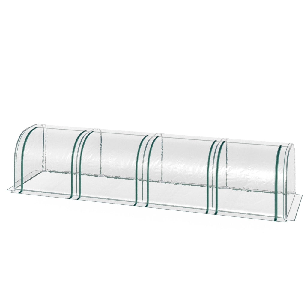 Serra da Giardino per Piante ¨C zephmum ¨C 395x100x80 cm PVC Verde