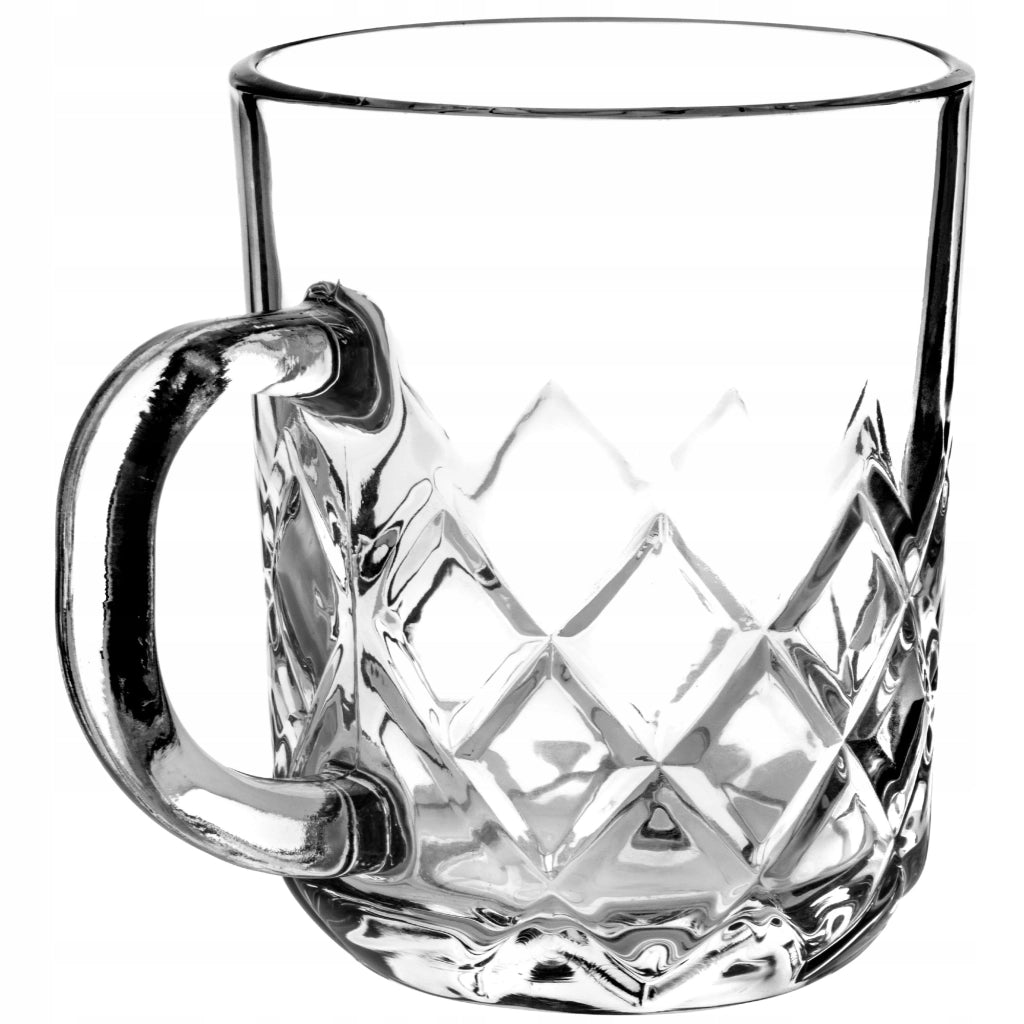Set di 12 bicchieri da tè e caffè KADAX da 230 ml con manico.