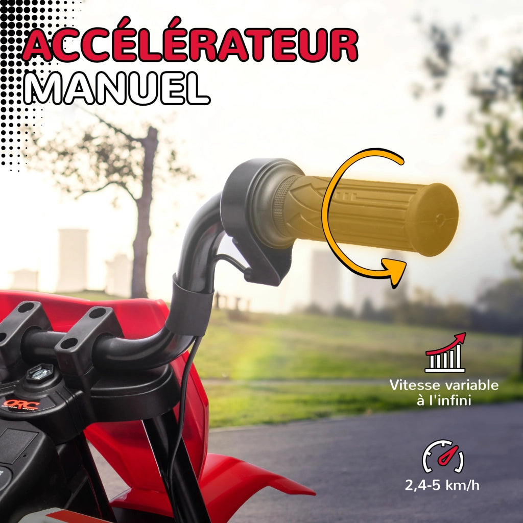 Moto elettrica per bambini ¨C Minimal ¨C rosso