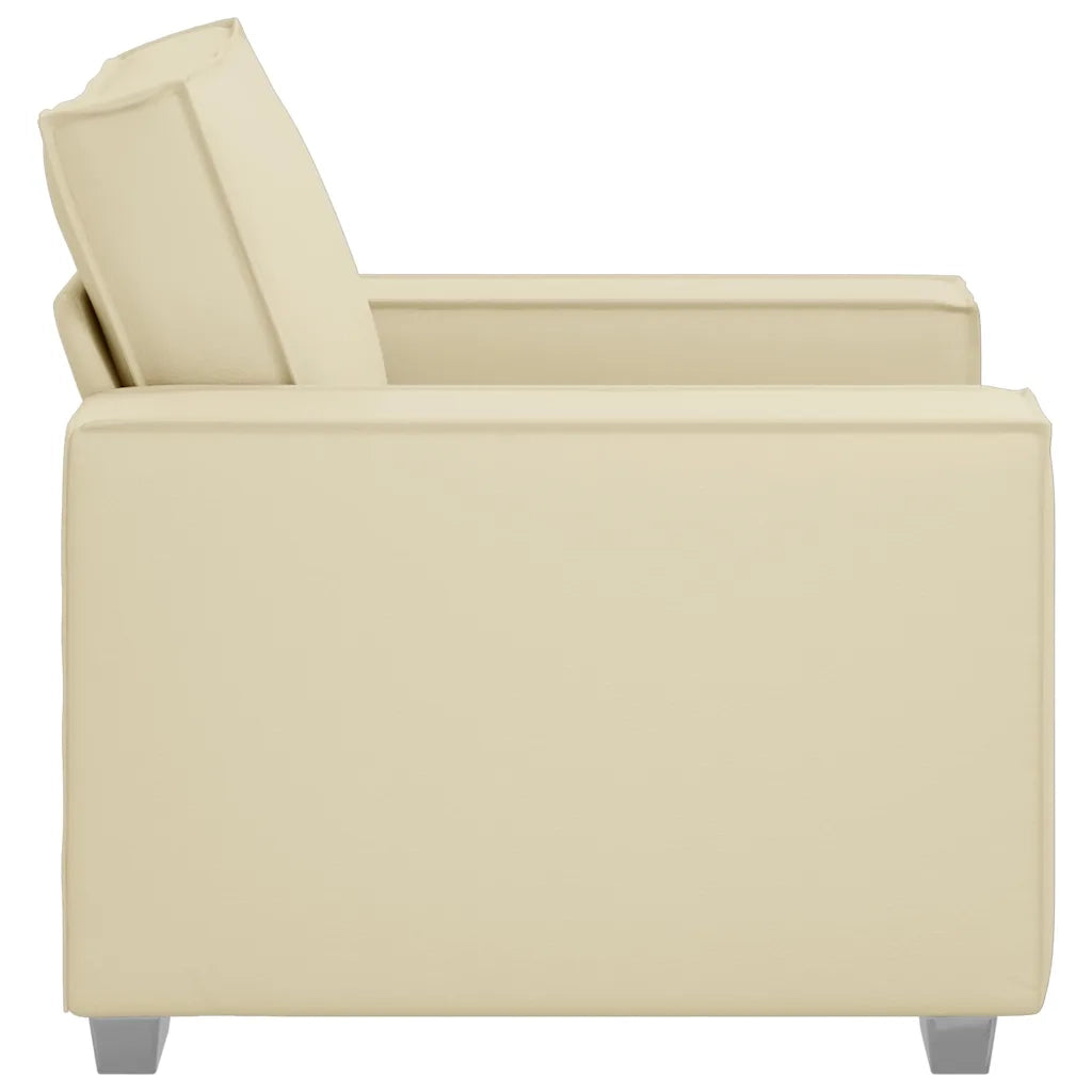 Divano-Sofa-Divanetto Crema 99 x 78 x 84 cm Tessuto
