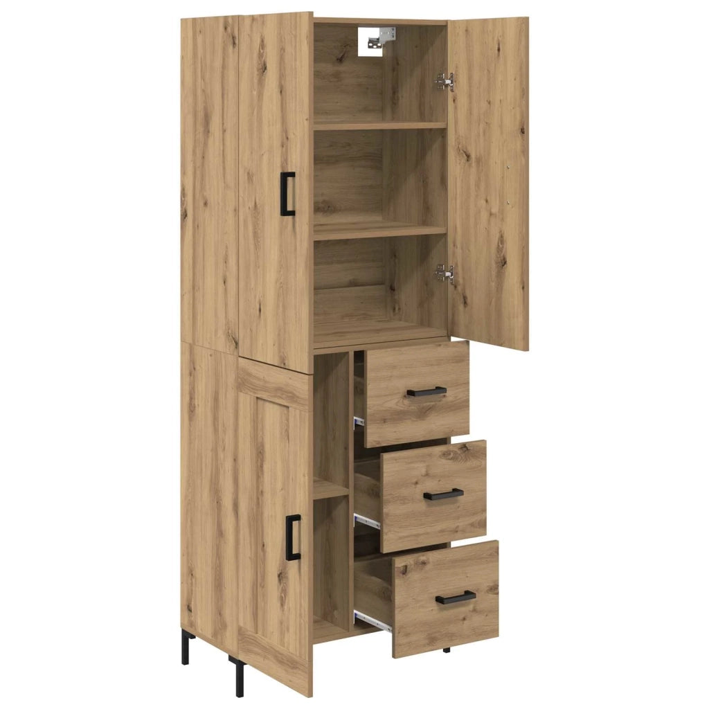 Credenza con cassetto Rovere artigianale 69,5 x 34 x 180 cm 3415911
