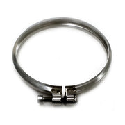 Fascetta di bloccaggio canna fumaria DN 400 tubo acciaio inox 316
