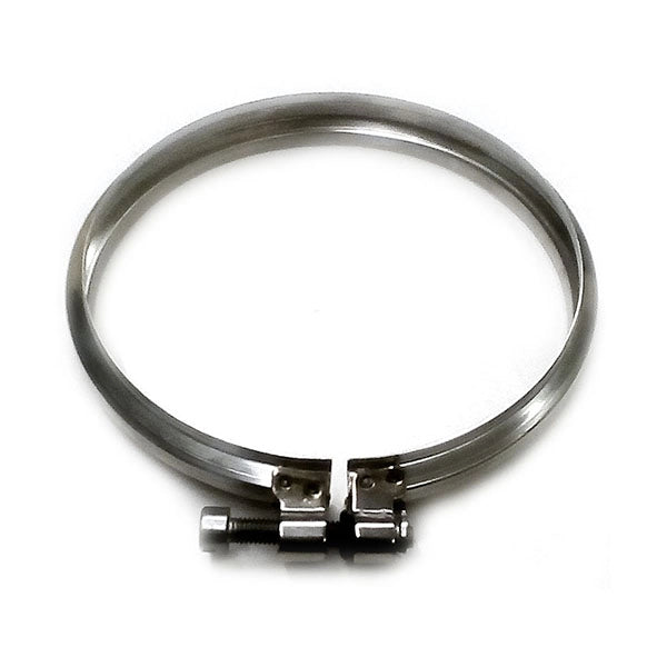 Fascetta di bloccaggio canna fumaria DN 400 tubo acciaio inox 316
