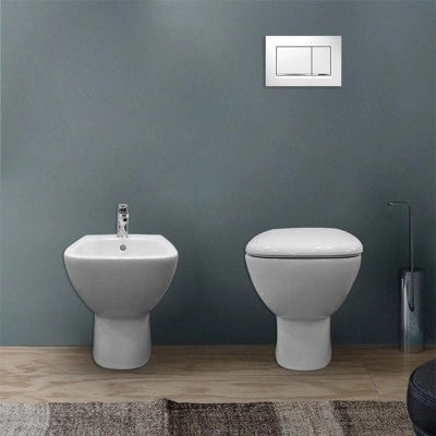 Sanitari tradizionali Geberit con scarico a terra e copriwater  Fantasia