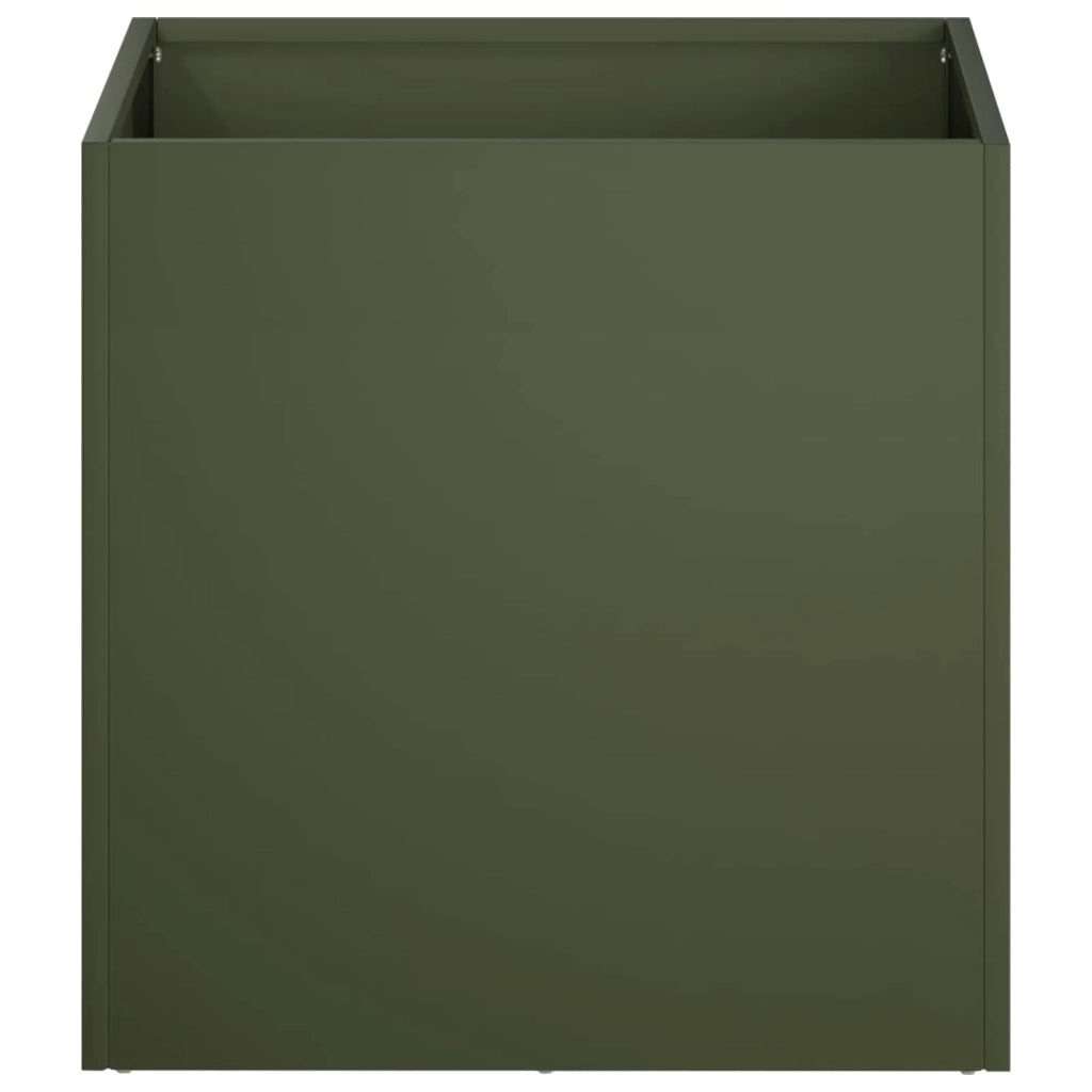 Vaso da giardino Verde Oliva 20 x 20 x 20 cm 8004930