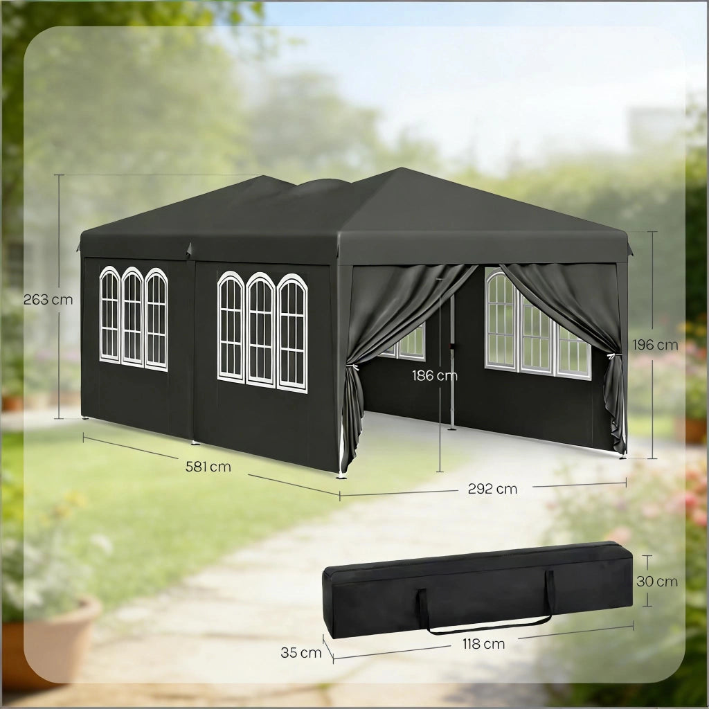 Festa a tenda gazebo di Spacious rifugio privato con Tote Bag (solo con gazebo)