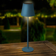 LAMPADA DA TAVOLO SOLARE D.11XH37CM BLU