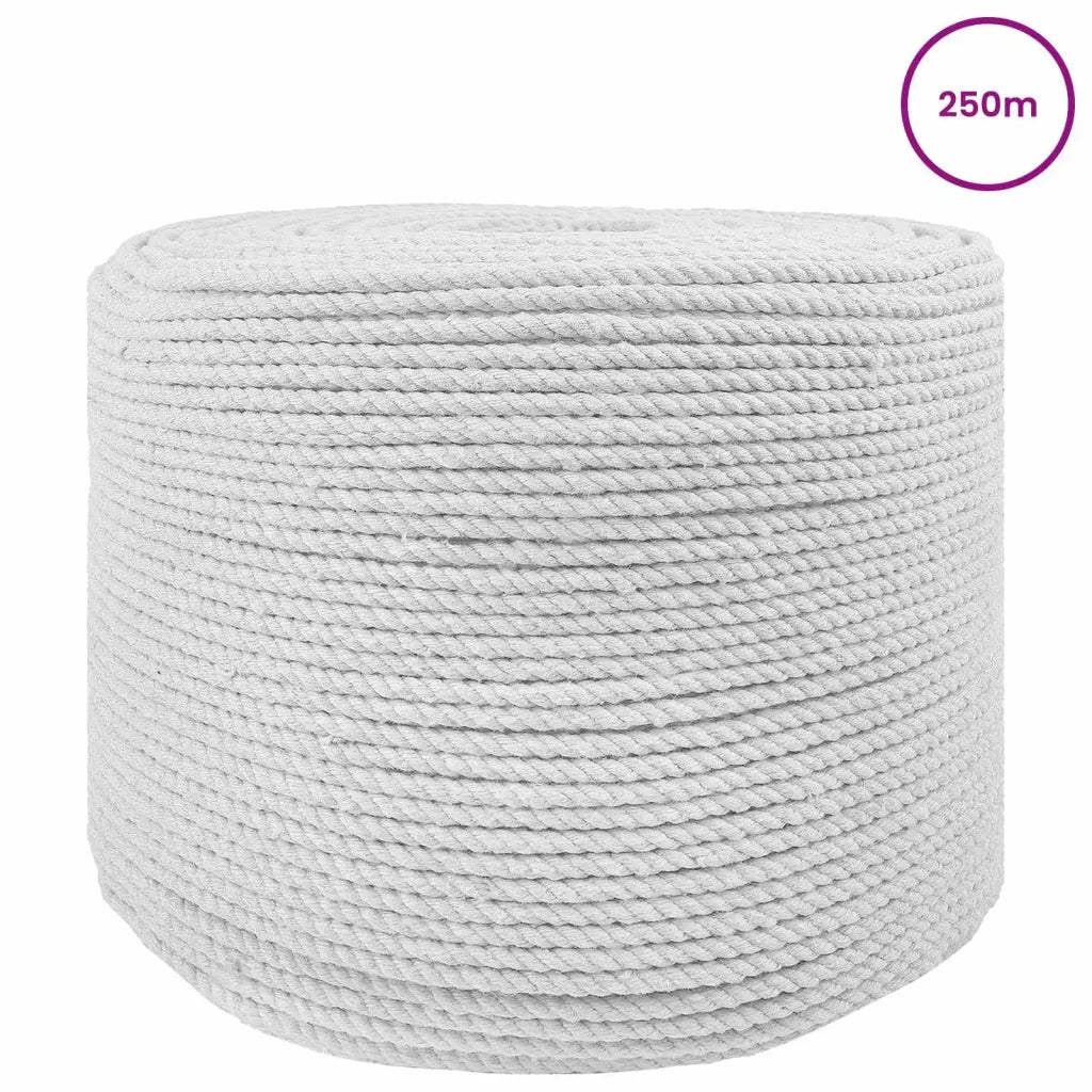 Corda Bianco 0,8 x 0,8 x 25000 cm Cotone 42011856