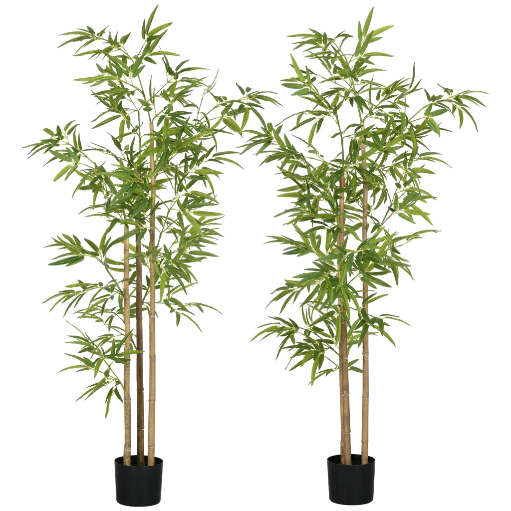 Pianta artificiale bamb¨´ ¨C Minimal ¨C 180 cm con vaso