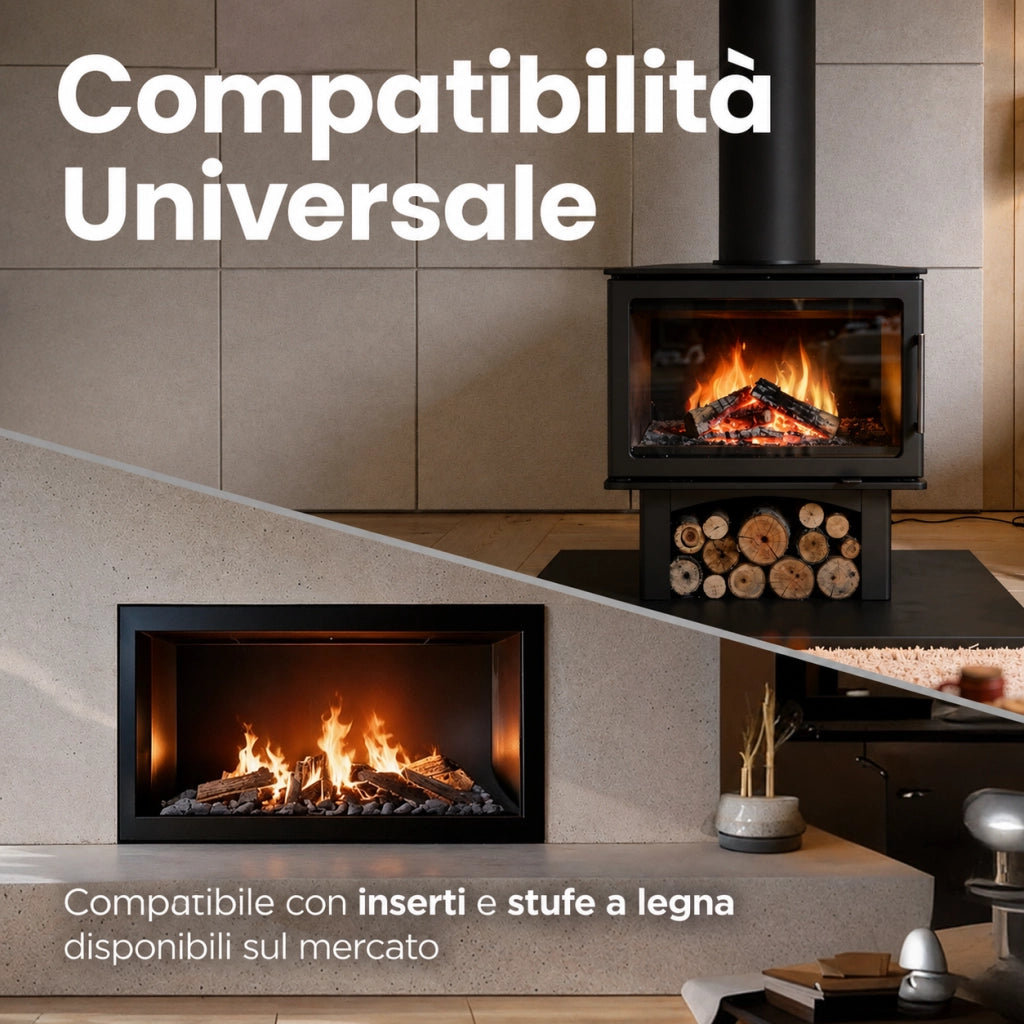 359 x 331 x 4 mm - Vetro per stufa a legna - vetro camino di ricambio - vetro per caminetto resistente al fuoco - France Vitre