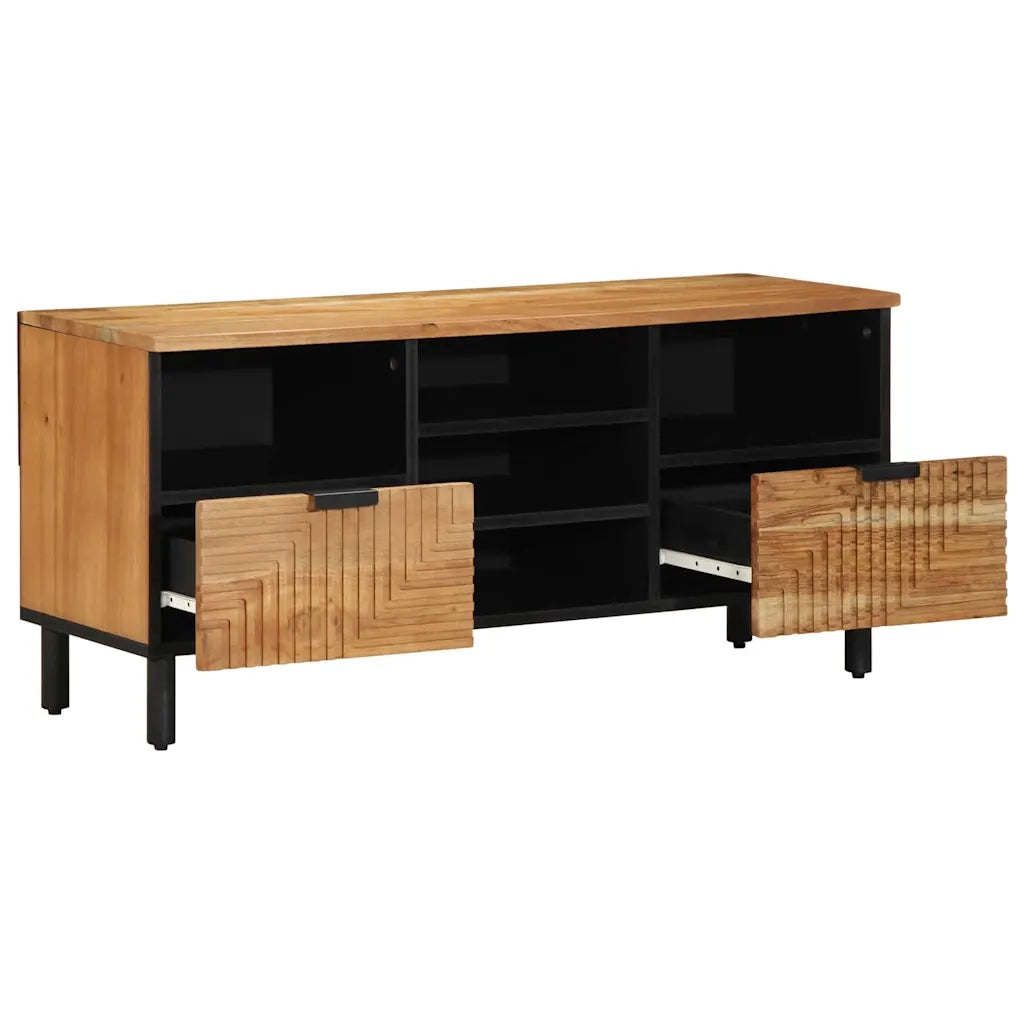Mobile TV | Armadietto TV | Mobile Porta TV Marrone 100 x 33,5 x 46 cm Legno di mango massello