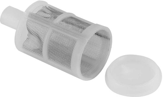 Filtro acquario per 10 pezzi - Rete filtrante - Plastica/Acciaio inossidabile - Per pesci - Per piante acquatiche - Adatto per tubi 7mm/10mm