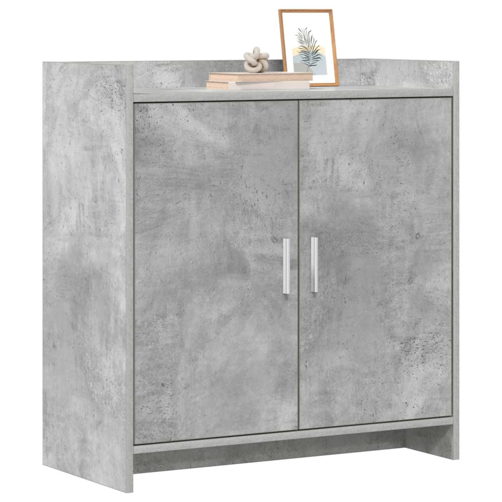 Credenza Grigio Cemento 72 x 36 x 80 cm Legno ingegnerizzato 8011094