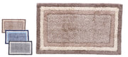 1 Pezzo Tappeto da Bagno in Cotone Antiscivolo Aki 60 x 90 cm 3 Colori