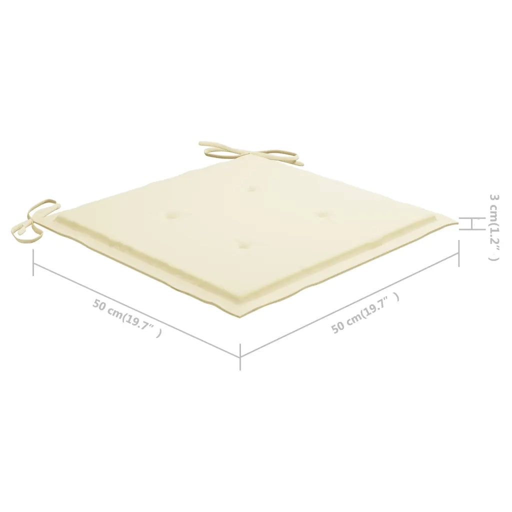Sedie da Giardino con Cuscini 8 pz in Massello di Acacia Grigie 3078224