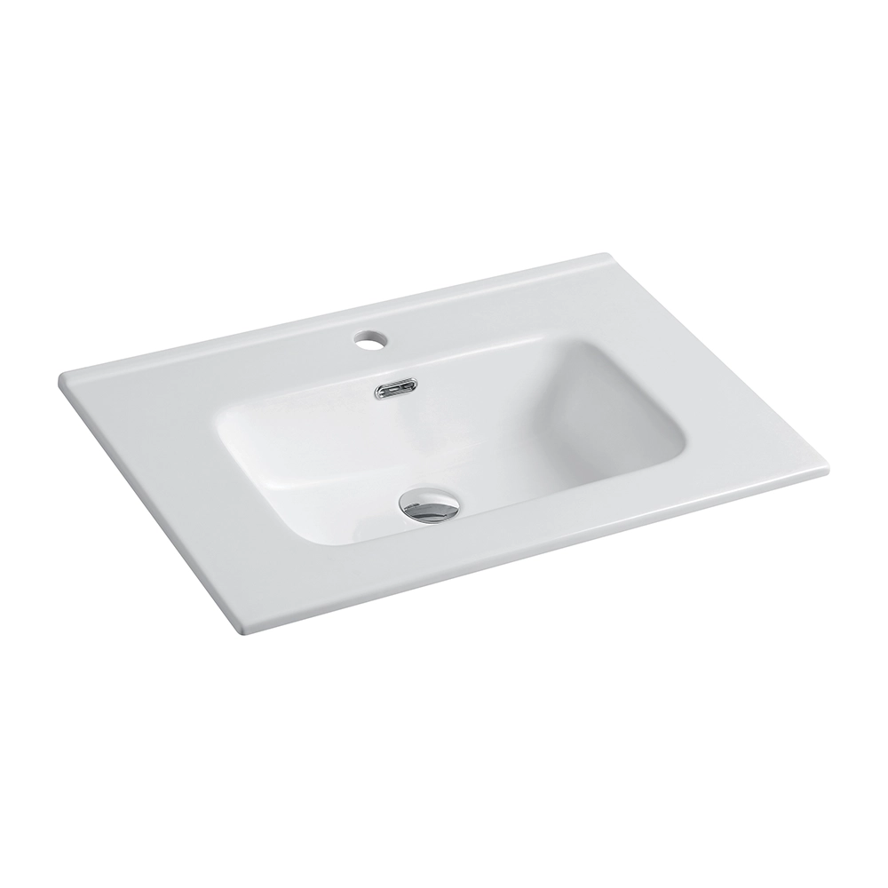Lavabo da incasso 70 cm in ceramica bianca | Civit
