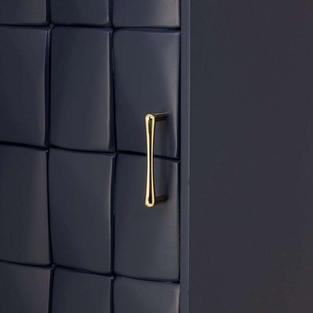 Armadio in legno nero 40.5x37x139.5h cm