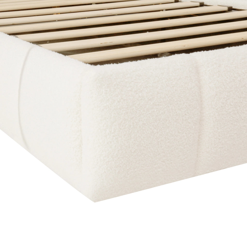 Letto imbottito per bambini 90x200 cm con contenitore e rete a doghe