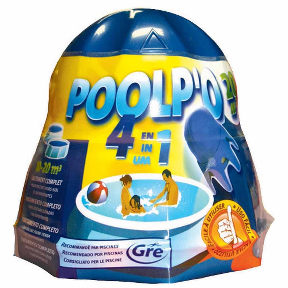 GRE POLP'O TRATTAMENTO 4 IN 1 PER PISCINE IN FORMATO DA 500 GR
