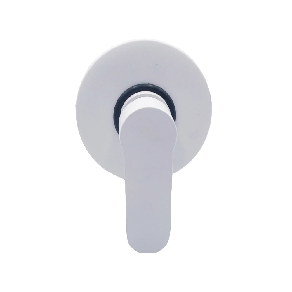 Miscelatore doccia da parete oceania ad incasso ottone colore bianco opaco bagno *** confezione 1